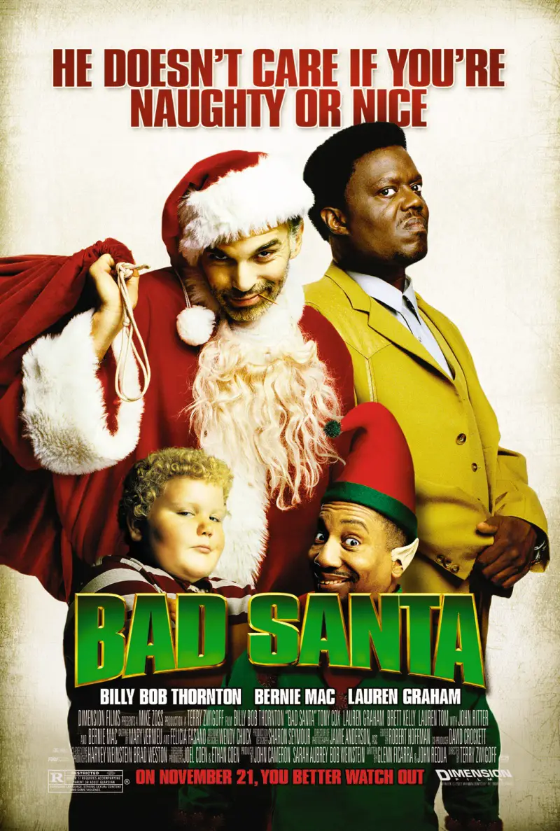 Filmo „Blogasis Santa“ plakatas