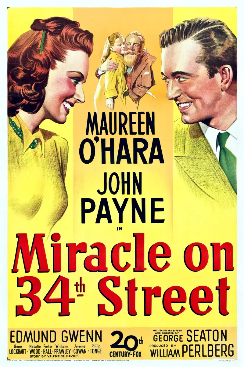 Filmo "Stebuklas 34-ojoje gatvėje" plakatas