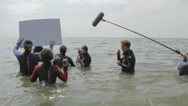 Filmuojant „Lošėją“ teko bristi į ledinę Baltiją ir apgaubti dūmais jūrų uostą (13)