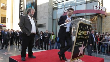 Per žvaigždės atidengimą Holivudo šlovės alėjoje Peteris Jacksonas dėkojo šeimai, Naujai Zelandijai ir drąsino jaunus kino kūrėjus (4)